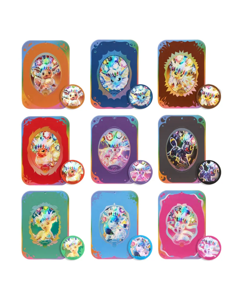 Pokemon TCG: Terastal Gathering Tin Collection Box Chinese - Jolteon (2 Boosters + 1 Tin + 1 Magnetic Metal Badge)
